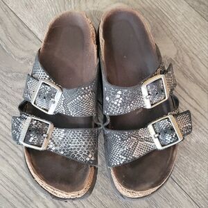Birkenstock 37 snakeskin